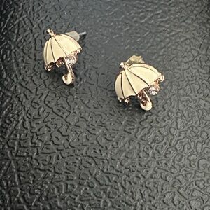 Coach, Elegant Cream Umbrella ☂️Earrings